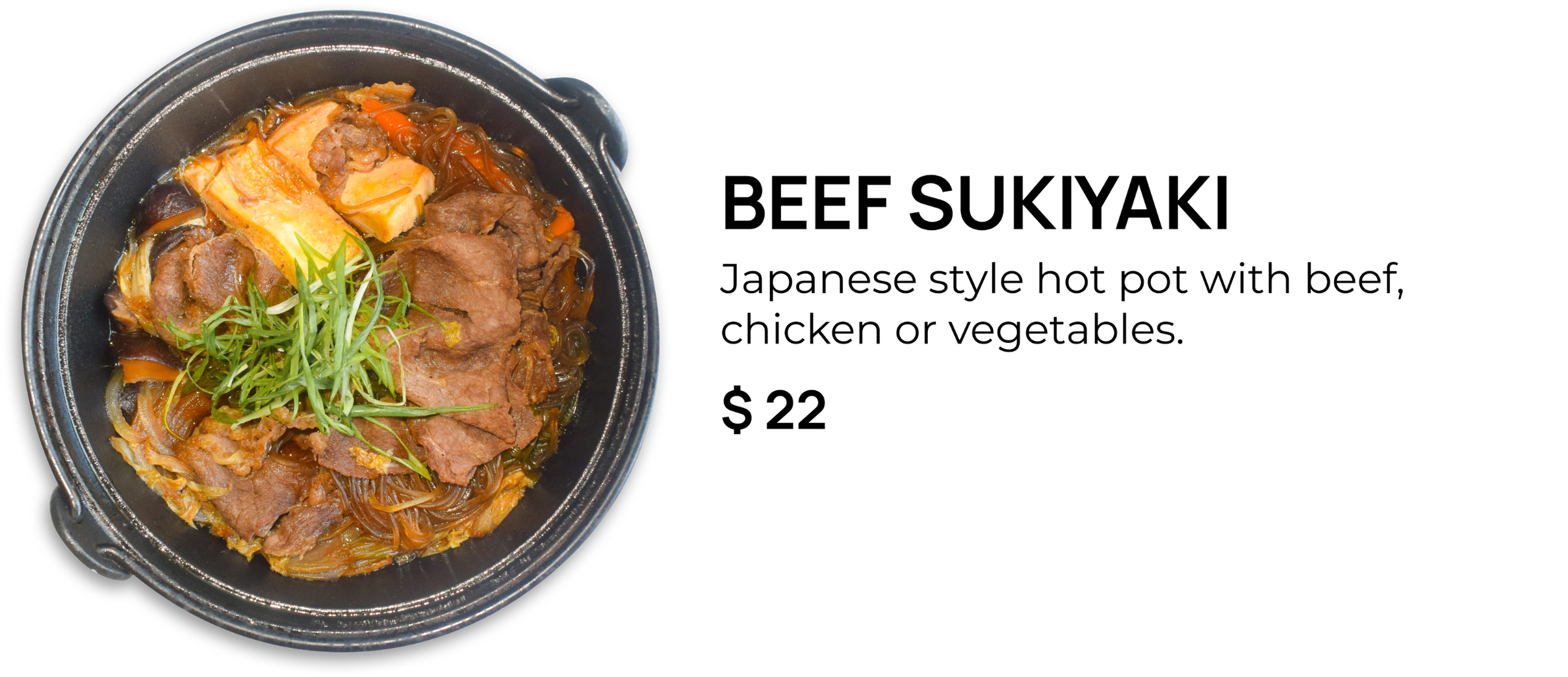 Kotobuki Japanese restaurant, beef sukiyaki