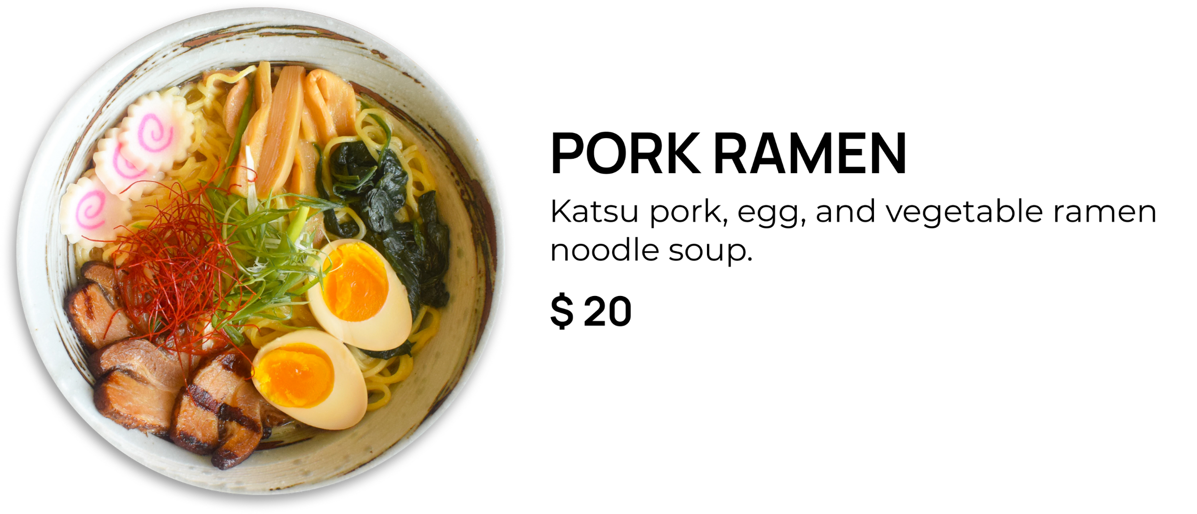 Kotobuki Japanese restaurant, pork ramen